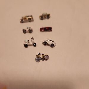 Origami Owl Silver and Yellow Vehicle Charms Bracelet Charms